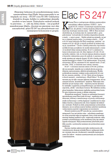 ELAC FS 247 - AUDIO (Poland) review cover